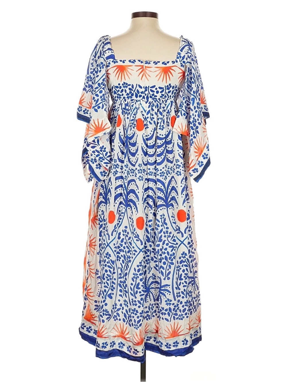Farm Rio Afternoon Breeze Floral Maxi Dress - Sz Small - Picture 6 of 10